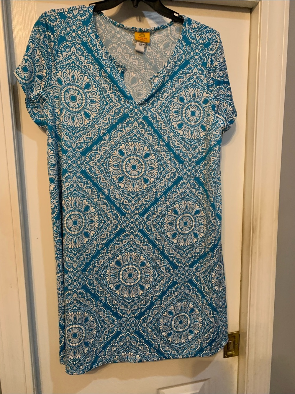 Women’s Blue Printed Ruby Rd. Woman/Women’s Dress Plus Size 1X